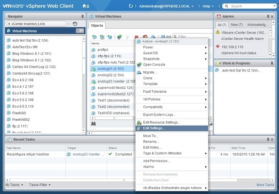 Edite as configurações para habilitar o redirecionamento do dispositivo USB