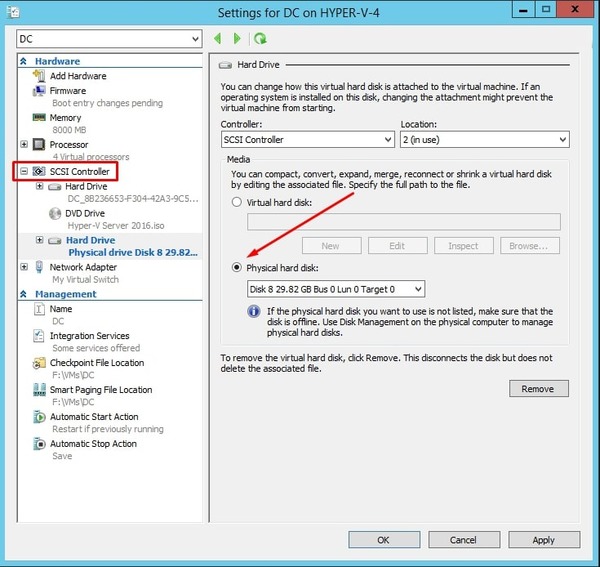 usb network gate write to hyper v dvd