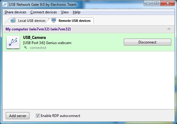 USB for Remote Desktop